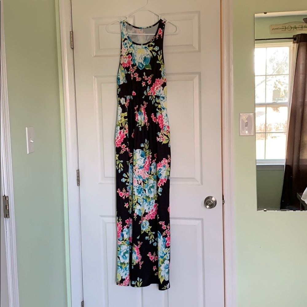 Floral maxi dress